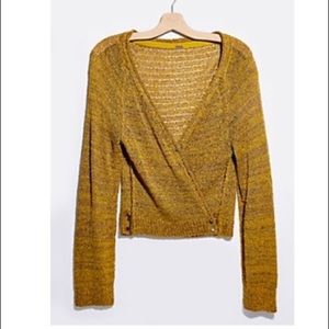 Free People Candy Wrap Top in Heart of Gold